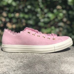 Converse CTAS OX Frilly Thrills Suede Sneakers